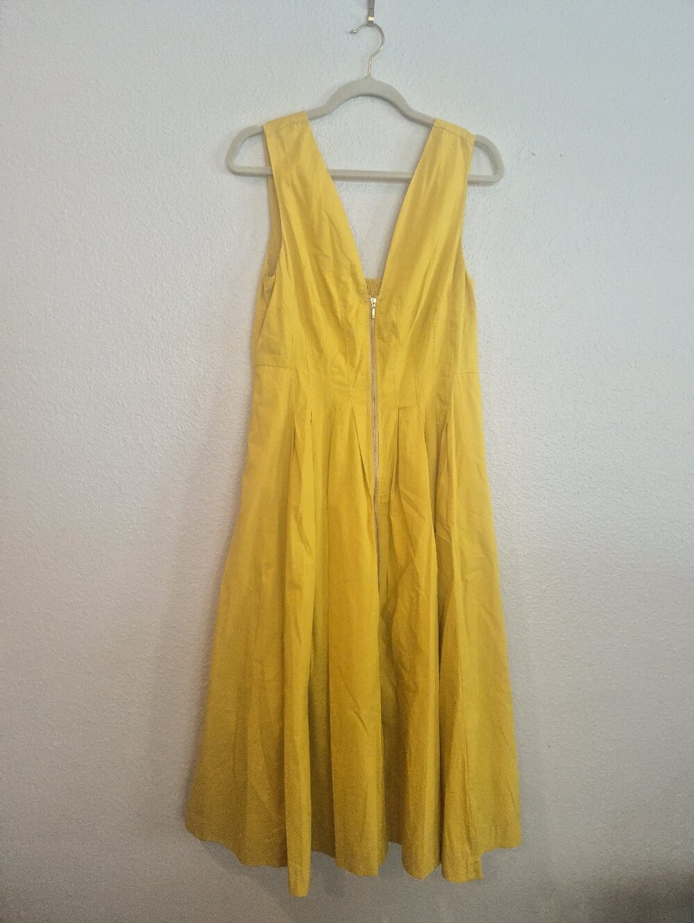 Anthropologie Sleeveless V Neck Corset Midi Dress